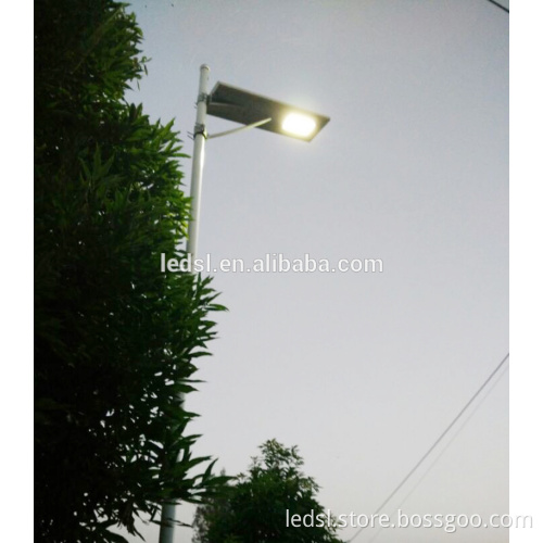 Solar Power solar panel integrated solar street garden all in one solar street light